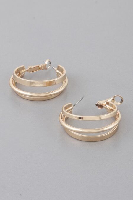 Interlaced Hoop Earrings
