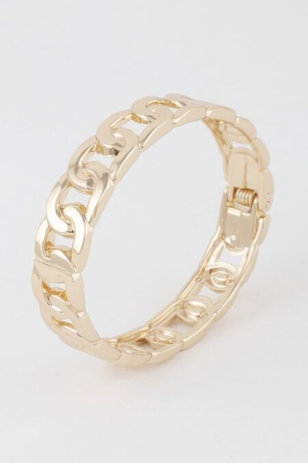 Curb Chain Cuff Bracelet