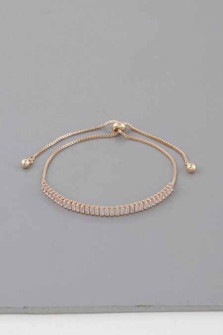 Classic Rhinestone Adjustable Bracelet