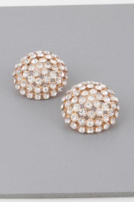Rhinestone Stud Earrings