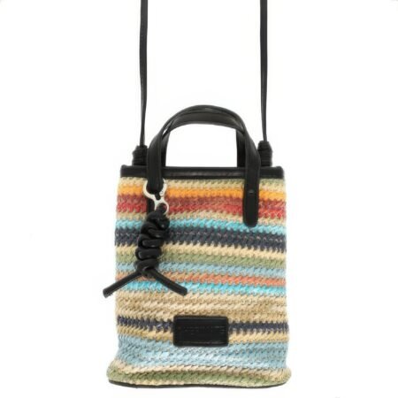 Striped Mini Crossbody Bag