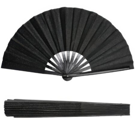 Glitter Fabric Folding Hand Fan