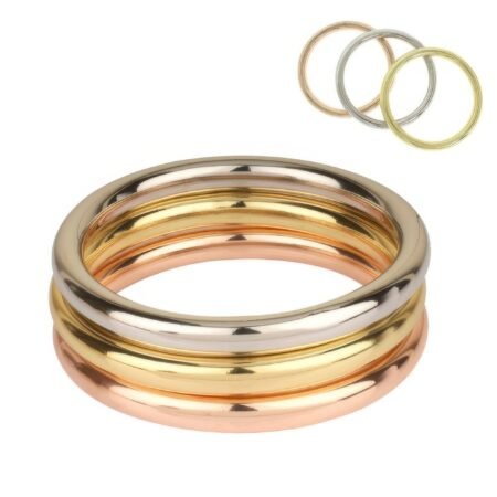 3pc Multi Layer Bangle Bracelet Set