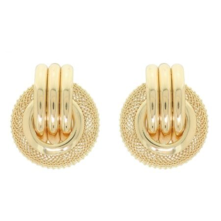 Basket Weave Pattern Earrings
