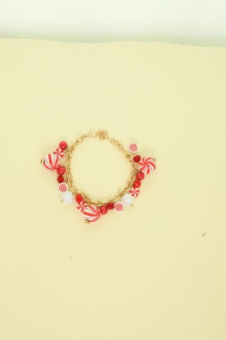 Christmas Theme Enamel Charm Bracelet