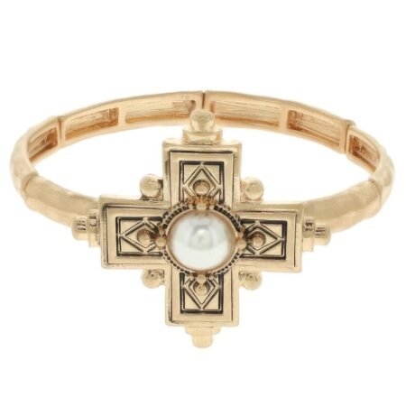 Orthodox Greek Cross Stretch Bracelet