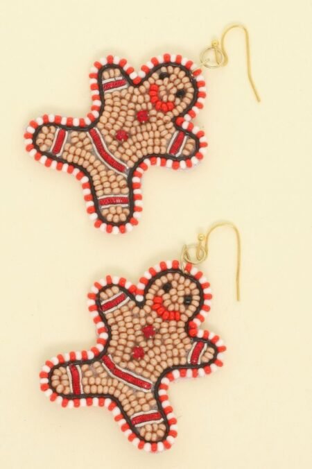 Christmas Gingerbread Man Earrings