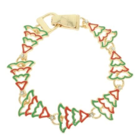 Holiday Christmas Tree Magnetic Bracelet